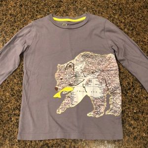 Boys Mini Boden Long Sleeve Shirt Size 5-6Y